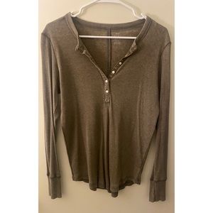 Aerie Real Soft Long-Sleeve Shirt